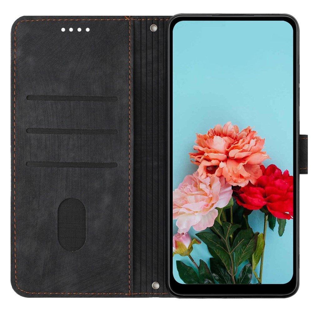 EIDERWOOD Motorola Moto G Play 5G (2024) Læder Cover m. Pung og Strop - Sort