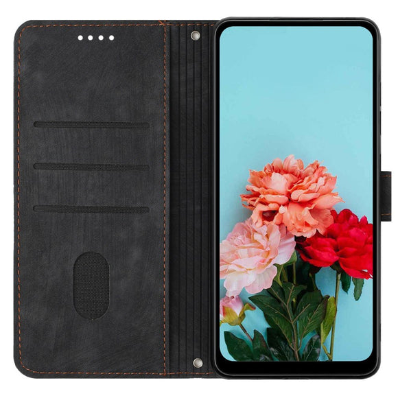 EIDERWOOD Motorola Moto G Play 5G (2024) Læder Cover m. Pung og Strop - Sort