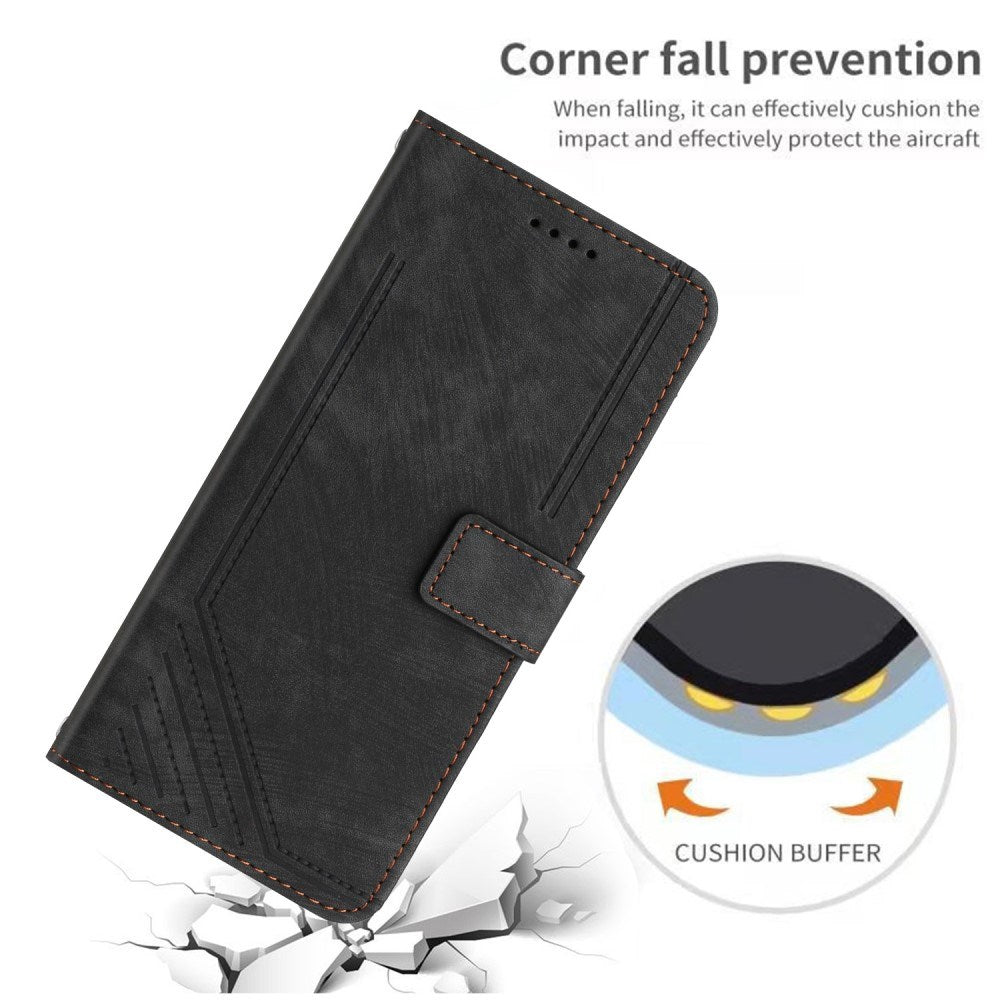 EIDERWOOD Motorola Moto G Play 5G (2024) Læder Cover m. Pung og Strop - Sort