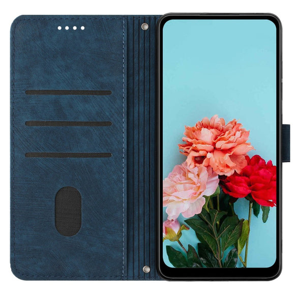 EIDERWOOD Motorola Moto G Play 5G (2024) Læder Cover m. Pung og Strop - Blå