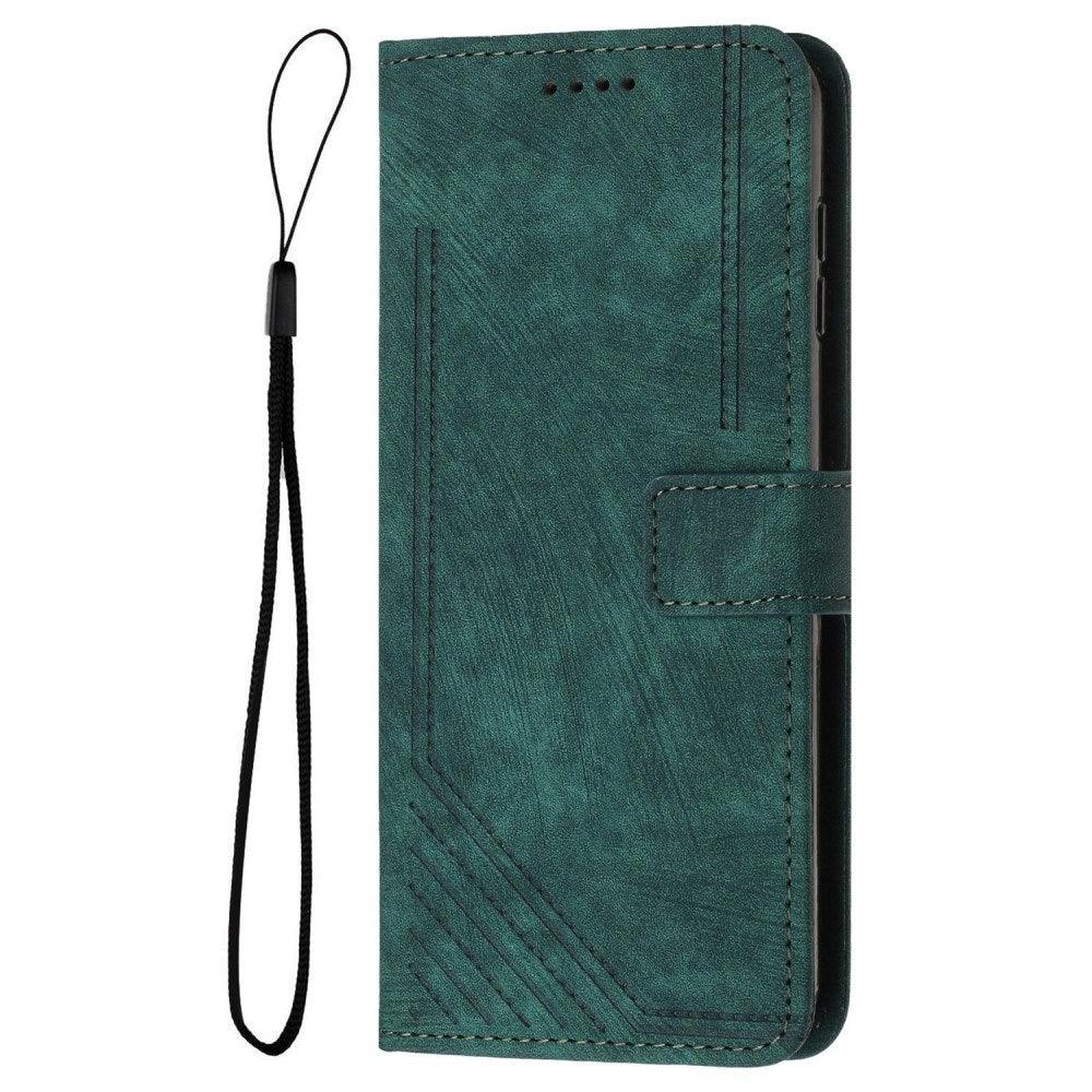 EIDERWOOD Motorola Moto G Play 5G (2024) Læder Cover m. Pung og Strop - Grøn