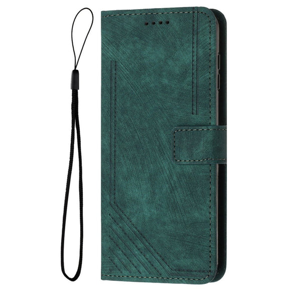 EIDERWOOD Motorola Moto G Play 5G (2024) Læder Cover m. Pung og Strop - Grøn