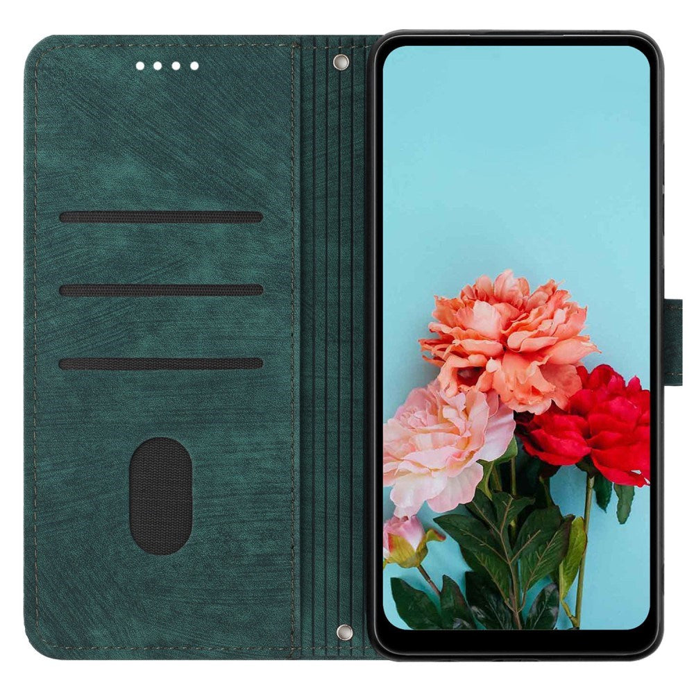 EIDERWOOD Motorola Moto G Play 5G (2024) Læder Cover m. Pung og Strop - Grøn