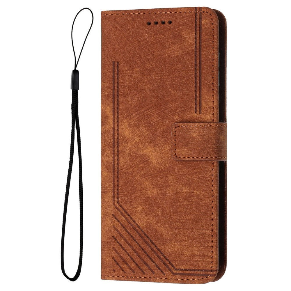 EIDERWOOD Motorola Moto G Play 5G (2024) Læder Cover m. Pung og Strop - Brun