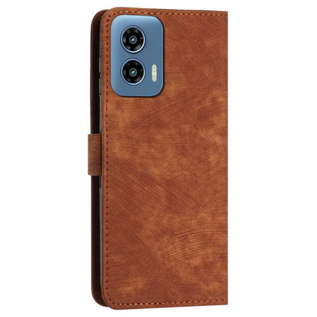 EIDERWOOD Motorola Moto G Play 5G (2024) Læder Cover m. Pung og Strop - Brun