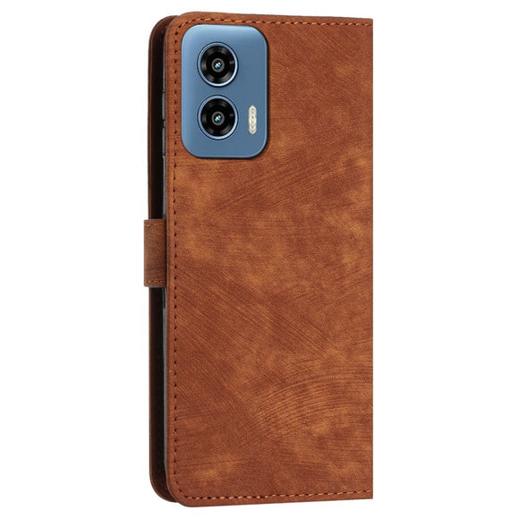 EIDERWOOD Motorola Moto G Play 5G (2024) Læder Cover m. Pung og Strop - Brun