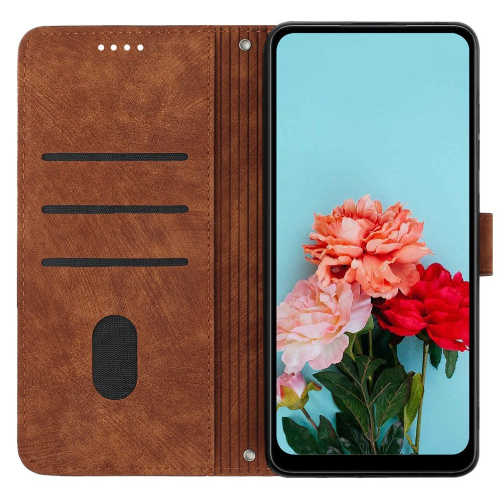 EIDERWOOD Motorola Moto G Play 5G (2024) Læder Cover m. Pung og Strop - Brun
