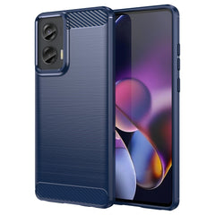 EIDERWOOD Motorola Moto G Stylus 5G (2024) Brushed Carbon Cover - Blå