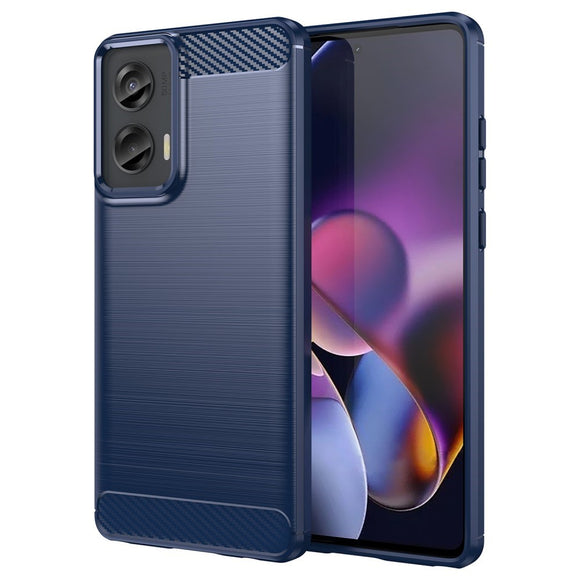 EIDERWOOD Motorola Moto G Stylus 5G (2024) Brushed Carbon Cover - Blå