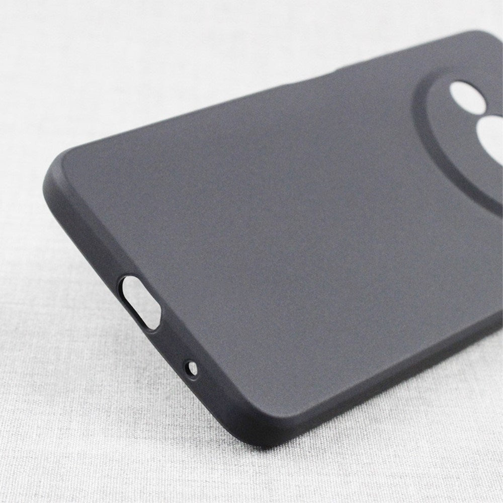 EIDERWOOD Xiaomi Redmi A3 Mat Fleksibel Plastik Cover - Mørkegrå