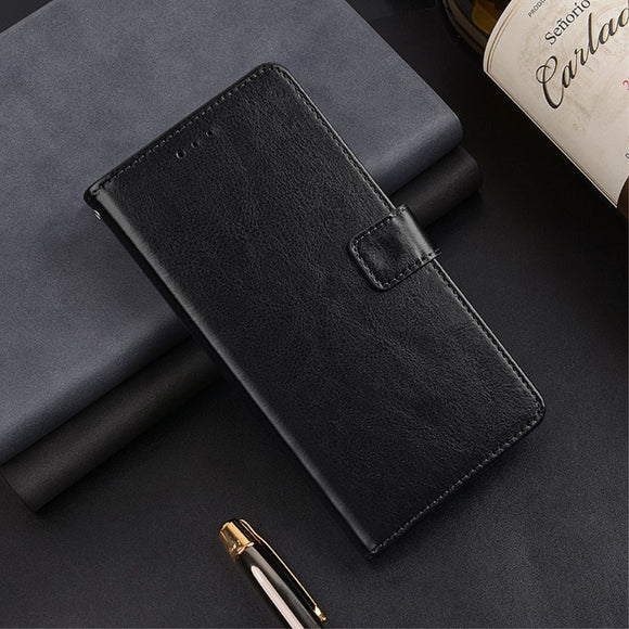 EIDERWOOD Xiaomi 14 Ultra Blankt Læder Cover m. Pung & Ståfunktion - Sort