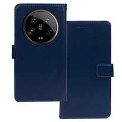 EIDERWOOD Xiaomi 14 Ultra Blankt Læder Cover m. Pung & Ståfunktion - Blå