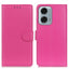 EIDERWOOD Motorola Moto E14 4G / G04 4G / G04s 4G / G24 4G Litchi Tekstur Stående Telefon Cover - Pink