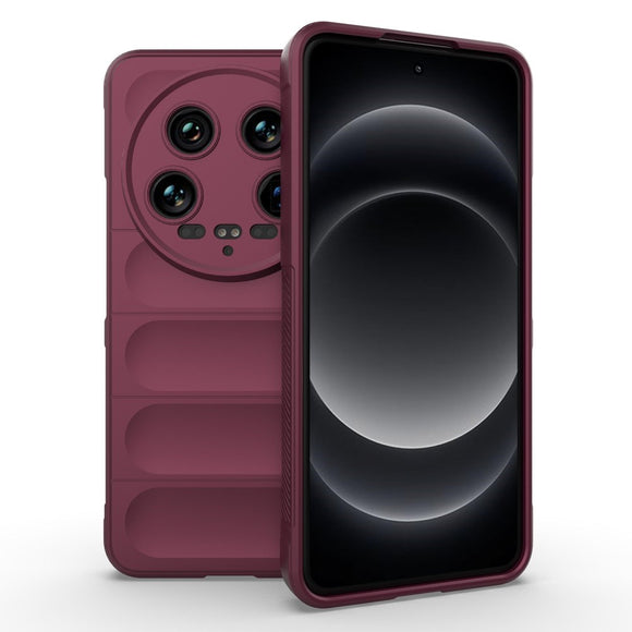 EIDERWOOD Xiaomi 14 Ultra Fleksibelt Plastik Cover - Vinrød