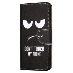EIDERWOOD Motorola Moto G24 Power Læder Cover m. Pung & Print - "Don't Touch My Phone"