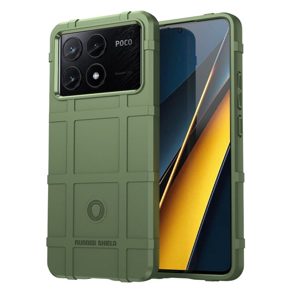 EIDERWOOD Xiaomi Poco X6 Pro Rugged Shield Series Håndværker Cover - Grøn