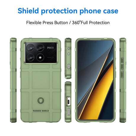 EIDERWOOD Xiaomi Poco X6 Pro Rugged Shield Series Håndværker Cover - Grøn