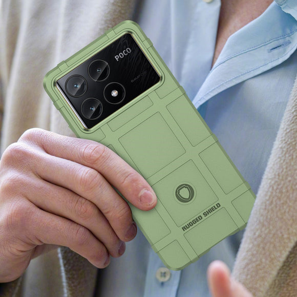 EIDERWOOD Xiaomi Poco X6 Pro Rugged Shield Series Håndværker Cover - Grøn