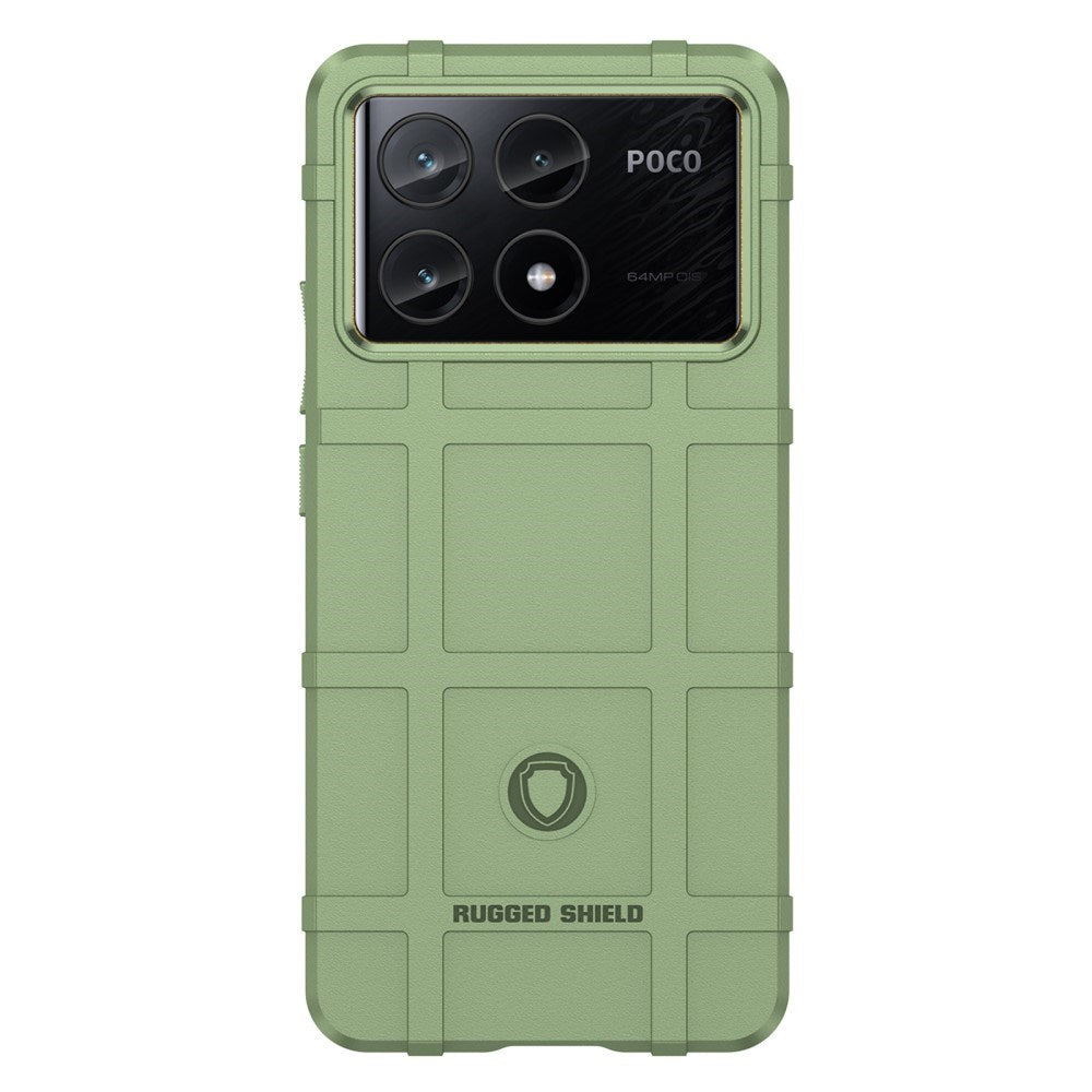 EIDERWOOD Xiaomi Poco X6 Pro Rugged Shield Series Håndværker Cover - Grøn