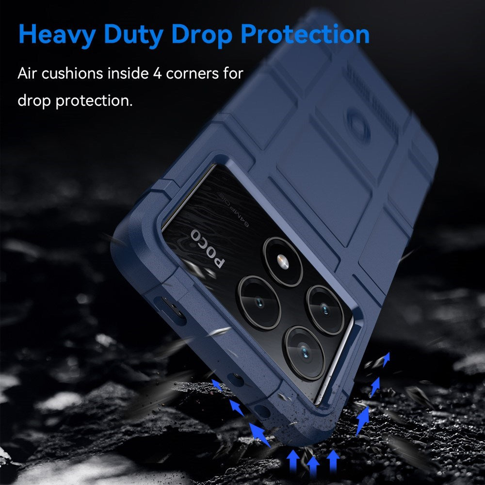 EIDERWOOD Xiaomi Poco X6 Pro Rugged Shield Series Håndværker Cover - Blå