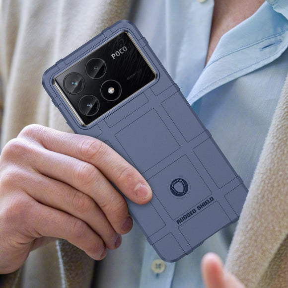 EIDERWOOD Xiaomi Poco X6 Pro Rugged Shield Series Håndværker Cover - Blå