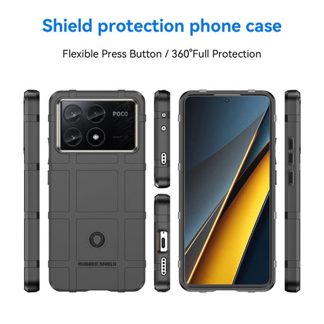 EIDERWOOD Xiaomi Poco X6 Pro Rugged Shield Series Håndværker Cover - Sort