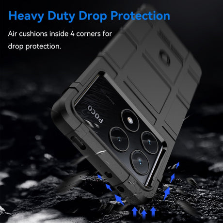 EIDERWOOD Xiaomi Poco X6 Pro Rugged Shield Series Håndværker Cover - Sort