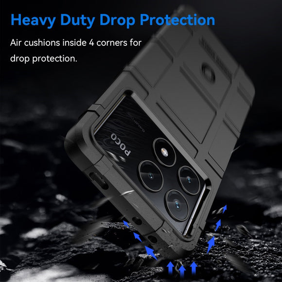 EIDERWOOD Xiaomi Poco X6 Pro Rugged Shield Series Håndværker Cover - Sort