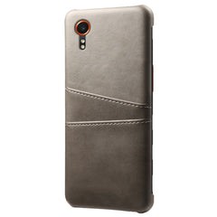 EIDERWOOD Samsung Galaxy Xcover 7 Kunstlæder Cover m. Indbygget Kortholder - Grå