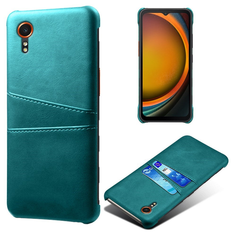 EIDERWOOD Samsung Galaxy Xcover 7 Kunstlæder Cover m. Indbygget Kortholder - Blå