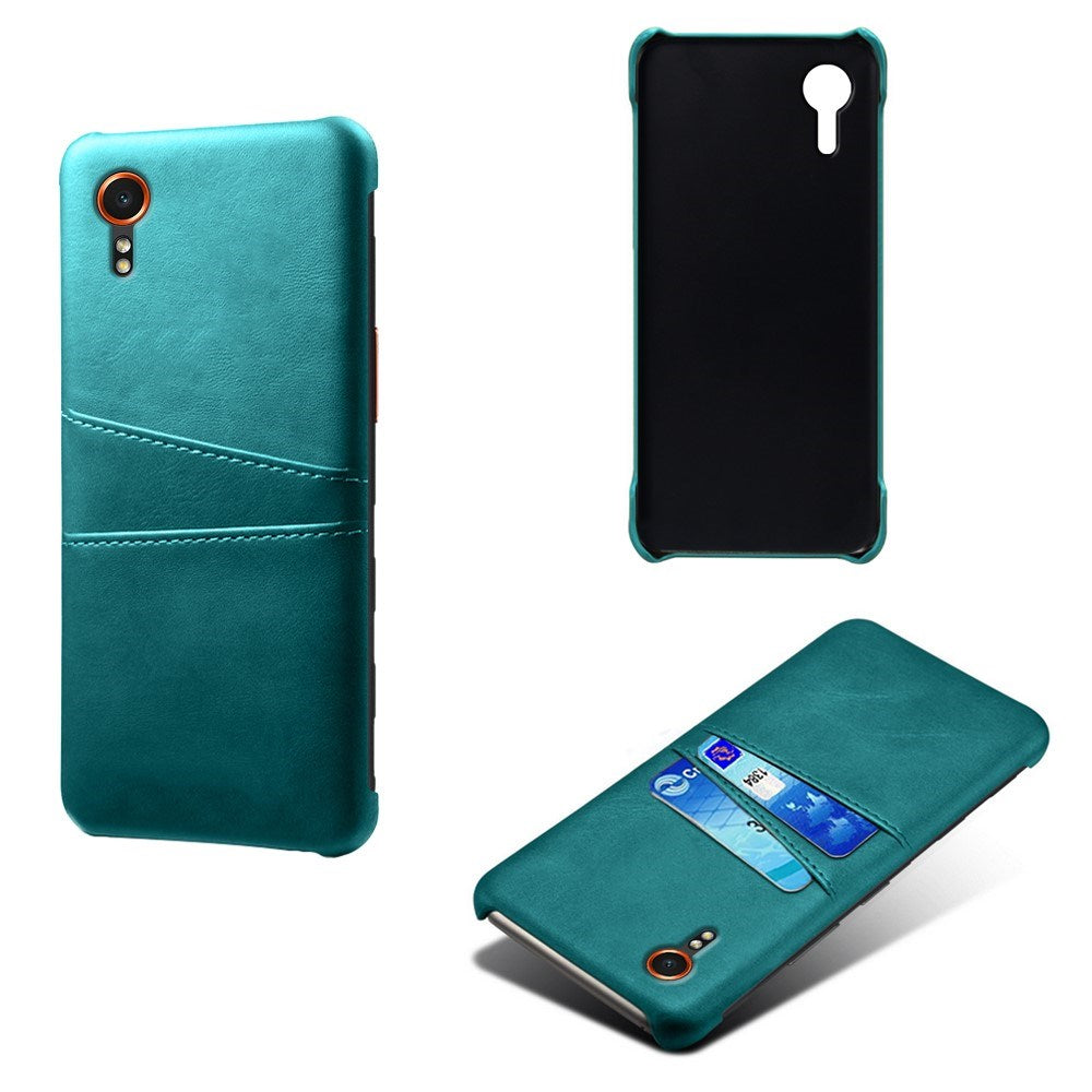 EIDERWOOD Samsung Galaxy Xcover 7 Kunstlæder Cover m. Indbygget Kortholder - Blå
