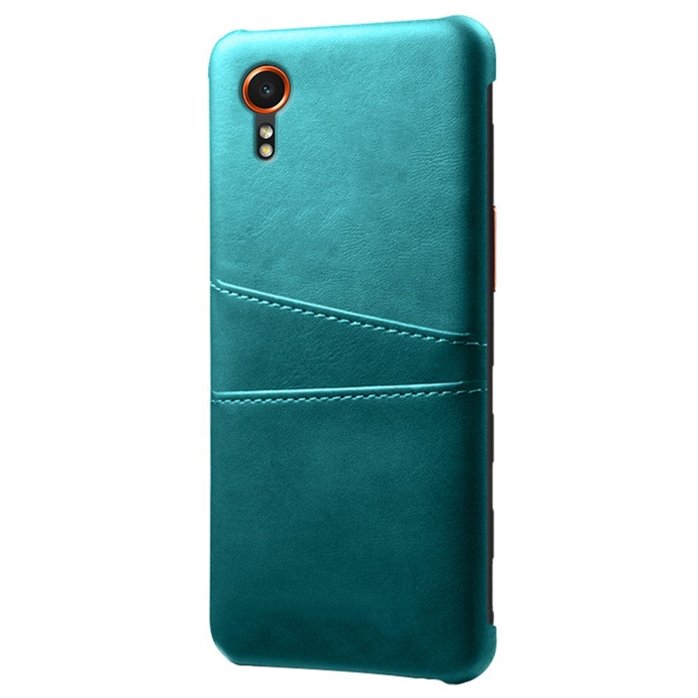 EIDERWOOD Samsung Galaxy Xcover 7 Kunstlæder Cover m. Indbygget Kortholder - Blå