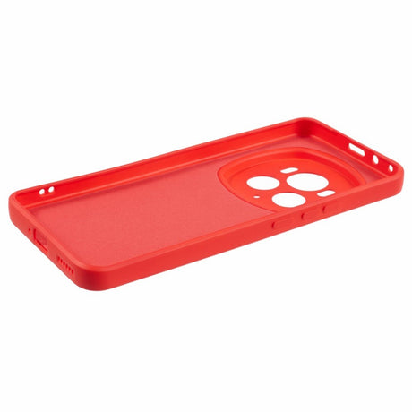 EIDERWOOD Honor Magic6 Pro 5G Case – Fleksibelt Plast Cover med Fiberforing og Præcis Kameraudskæring - Rød