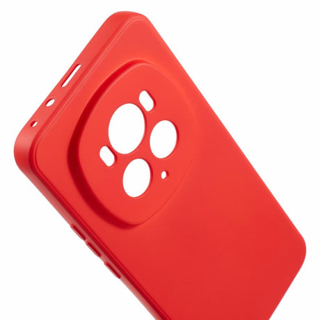 EIDERWOOD Honor Magic6 Pro 5G Case – Fleksibelt Plast Cover med Fiberforing og Præcis Kameraudskæring - Rød
