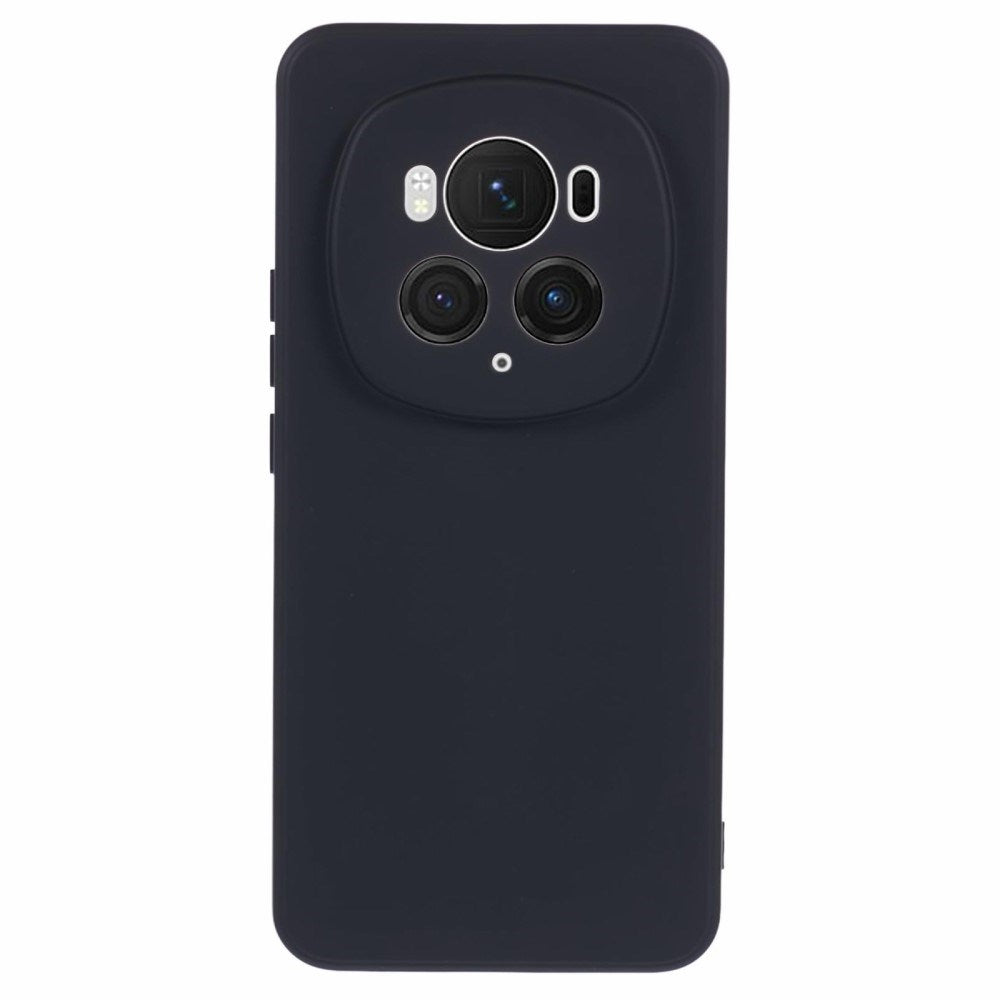 EIDERWOOD Honor Magic6 Pro 5G Case – Fleksibelt Plast Cover med Fiberforing og Præcis Kameraudskæring - Sort