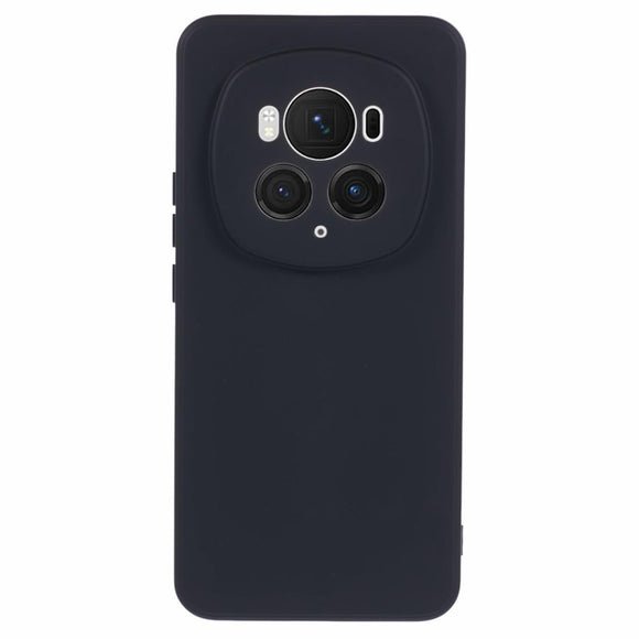 EIDERWOOD Honor Magic6 Pro 5G Case – Fleksibelt Plast Cover med Fiberforing og Præcis Kameraudskæring - Sort