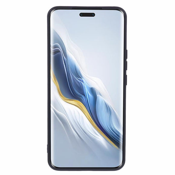 EIDERWOOD Honor Magic6 Pro 5G Case – Fleksibelt Plast Cover med Fiberforing og Præcis Kameraudskæring - Sort