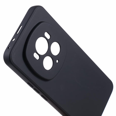 EIDERWOOD Honor Magic6 Pro 5G Case – Fleksibelt Plast Cover med Fiberforing og Præcis Kameraudskæring - Sort