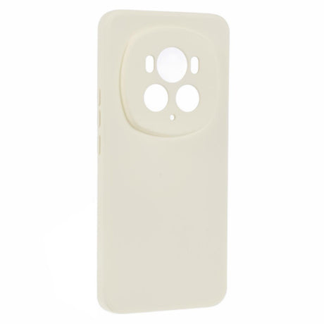 EIDERWOOD Honor Magic6 Pro 5G Case – Fleksibelt Plast Cover med Fiberforing og Præcis Kameraudskæring - Hvid