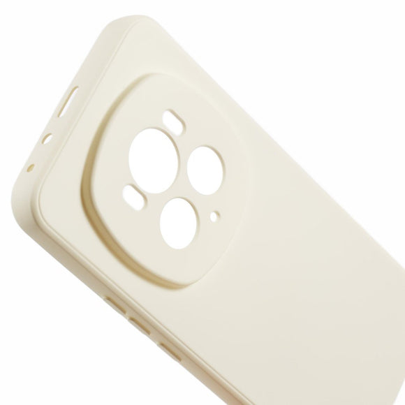 EIDERWOOD Honor Magic6 Pro 5G Case – Fleksibelt Plast Cover med Fiberforing og Præcis Kameraudskæring - Hvid