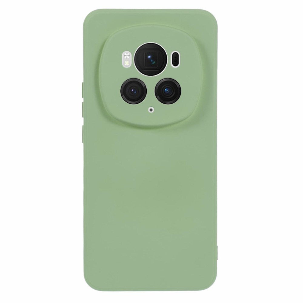 EIDERWOOD Honor Magic6 Pro 5G Case – Fleksibelt Plast Cover med Fiberforing og Præcis Kameraudskæring - Lysegrøn