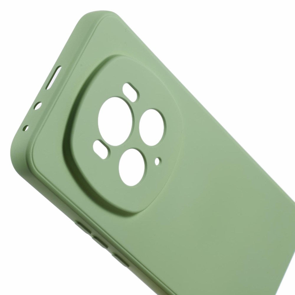 EIDERWOOD Honor Magic6 Pro 5G Case – Fleksibelt Plast Cover med Fiberforing og Præcis Kameraudskæring - Lysegrøn