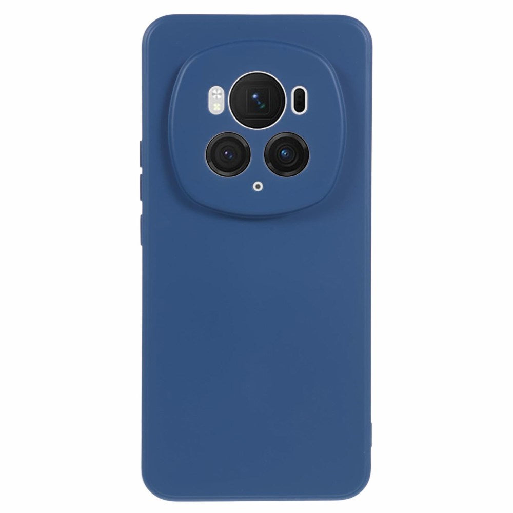 EIDERWOOD Honor Magic6 Pro 5G Case – Fleksibelt Plast Cover med Fiberforing og Præcis Kameraudskæring - Blå