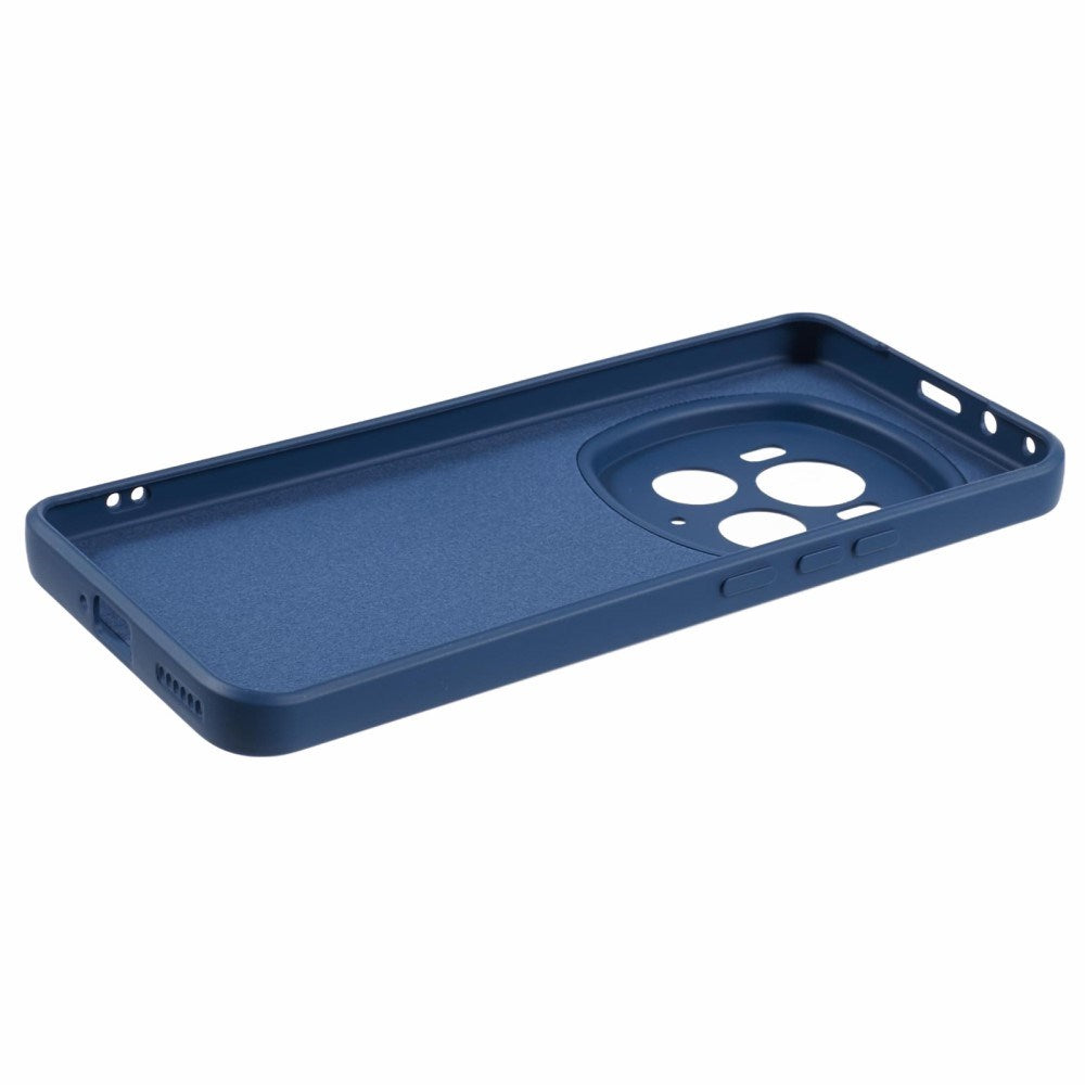 EIDERWOOD Honor Magic6 Pro 5G Case – Fleksibelt Plast Cover med Fiberforing og Præcis Kameraudskæring - Blå