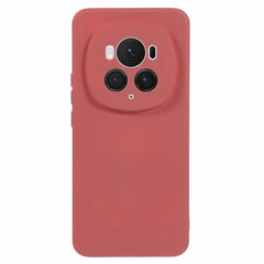 EIDERWOOD Honor Magic6 Pro 5G Case – Fleksibelt Plast Cover med Fiberforing og Præcis Kameraudskæring - Mørkerød