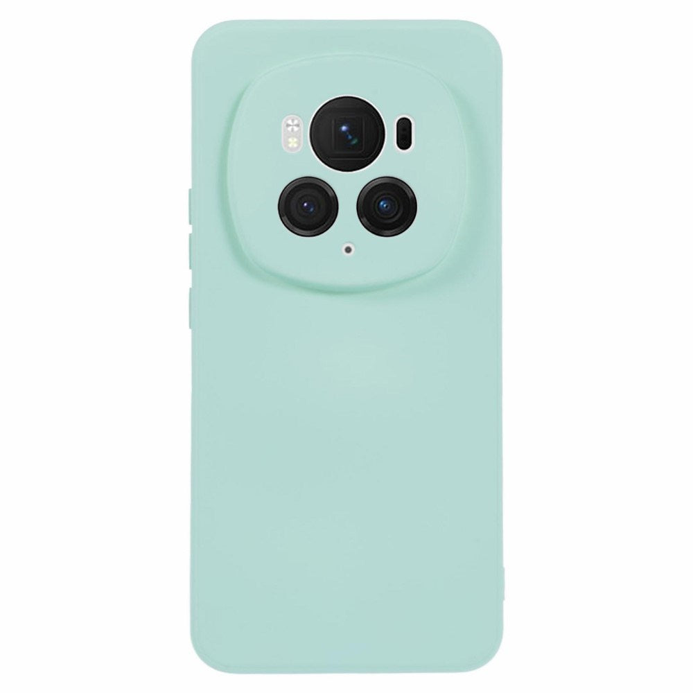 EIDERWOOD Honor Magic6 Pro 5G Case – Fleksibelt Plast Cover med Fiberforing og Præcis Kameraudskæring - Turkis