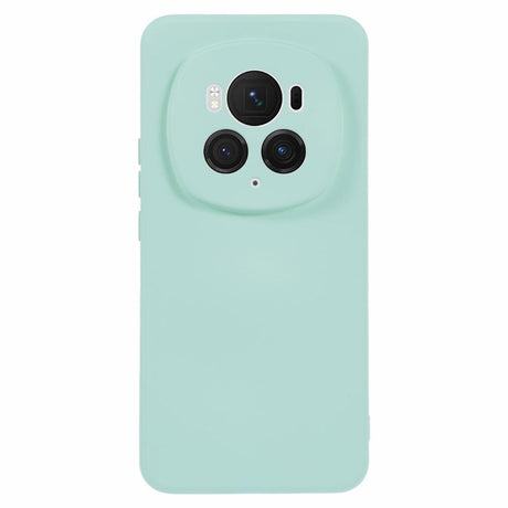 EIDERWOOD Honor Magic6 Pro 5G Case – Fleksibelt Plast Cover med Fiberforing og Præcis Kameraudskæring - Turkis
