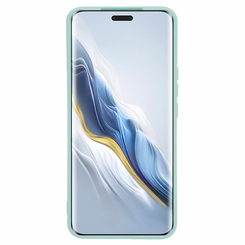 EIDERWOOD Honor Magic6 Pro 5G Case – Fleksibelt Plast Cover med Fiberforing og Præcis Kameraudskæring - Turkis