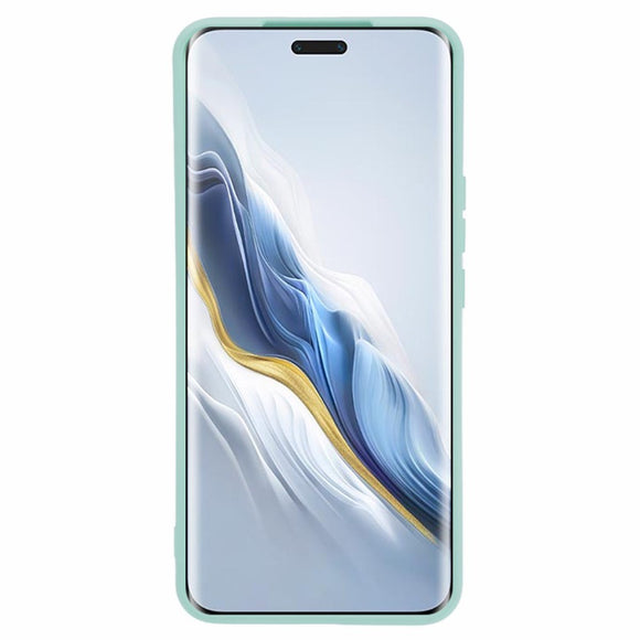 EIDERWOOD Honor Magic6 Pro 5G Case – Fleksibelt Plast Cover med Fiberforing og Præcis Kameraudskæring - Turkis