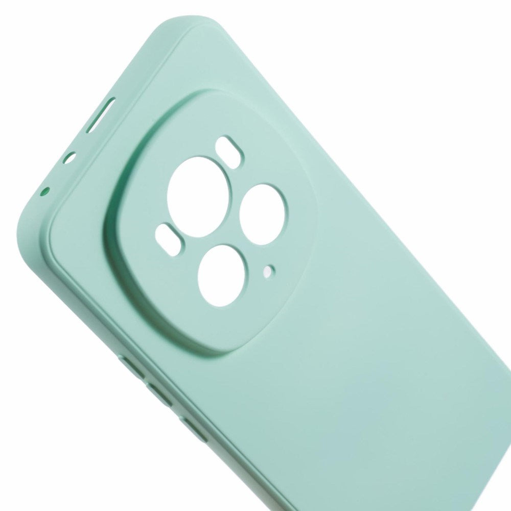 EIDERWOOD Honor Magic6 Pro 5G Case – Fleksibelt Plast Cover med Fiberforing og Præcis Kameraudskæring - Turkis